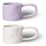 Tanew Tazas De Café Expreso De Cerámica (juego De 2), Tazas 