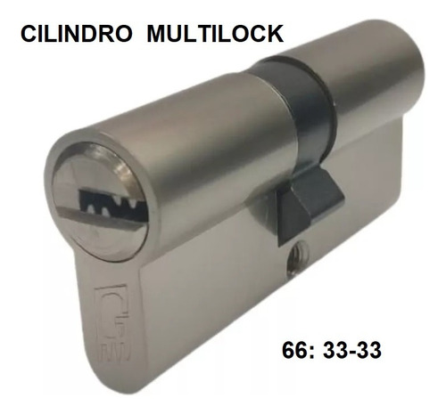Cilindro Europerfil Multipunto Garrison 66 (33+33)