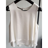 Blusa Blanca. Talle M. Portsaid