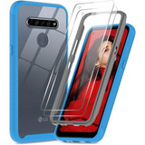 Para LG K61 Casefor LG K61 Carcasa Del Teléfono Con Temper99