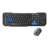 Kit Teclado Multimedia Y Mouse Inalámbricos 2,4 Ghz