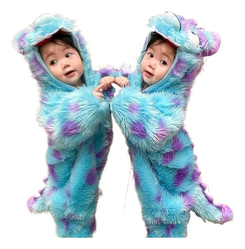 Otoño Invierno Bebé Dinosaurio Onesie Pijamas