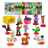 Audiocuentos La Granja De Zenón Kit X11 Figuras + Parlante