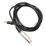 Cable Macho De Audio Xlr De 3 Pines Hembra A 1/8 De 3,5 Mm M