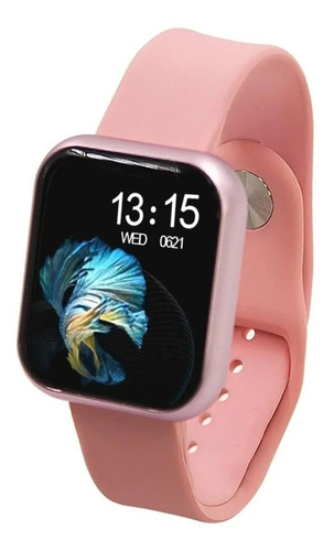 Smartwatch Haiz T80 1.3  Caixa De  Aço Inoxidável  Rosa, Pulseira  Rosa