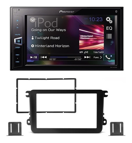 Stereo Pioneer Doble Din Usb Bluetooth + Marco Gol Trend G7