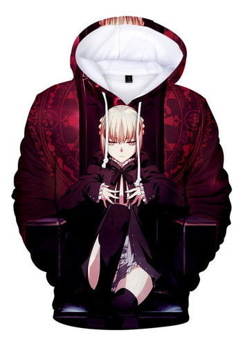 Sudaderas Anime Fate Stay Night Manga Larga Moda