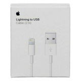 Cable Apple Original Para iPhone Lightning 2 Metros (a1510)