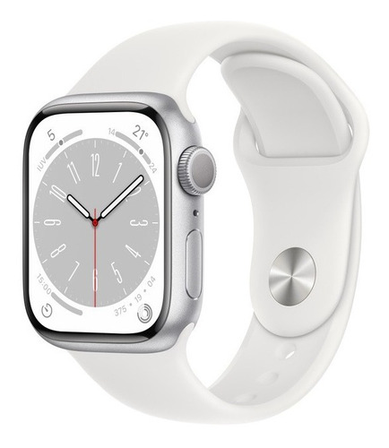 Apple Watch Series 8 - Caixa Alumínio 45 Mm - Puls Branca 