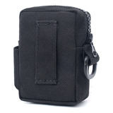 Monedero Táctico Edc Pouch Para Hombre, Llavero, Monedero