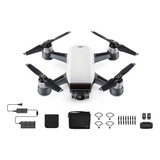 Dji Spark Drone Mm1a Alpine White Con Bolsa De Hombro, Cubo.