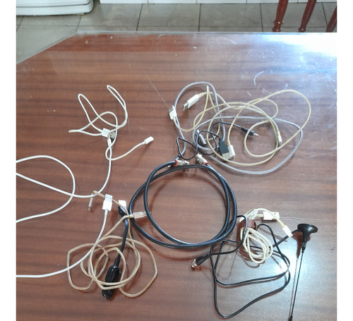 Lote De Cables Conectores Varios Tipos