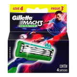 Carga Gillette Mach3 Sensitive Leve 4 Pague 3