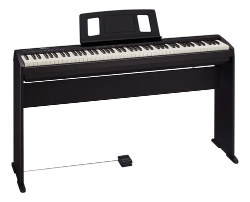 Piano Digital Roland Fp-10 Com Estante Pedal Sustain E Fonte