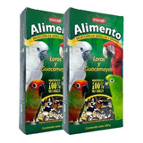 2 Cajas De Semilla Selecta Para Loros Y Guacamayas 300 G