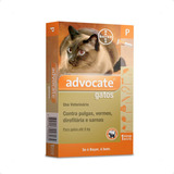 Advocate Gatos Até 4 Kg Antipulgas Envio Imediato Com Nf