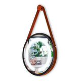 Espelho Adnet Premium Com Alça E Led Formato Redondo (60cm) 