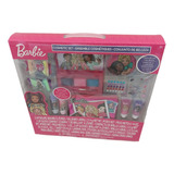 Barbie Set De Cosméticos Para Niñas 11 Piezas