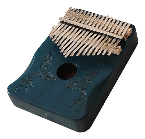 Kalimba Piano Africano De Madera De 17 Teclas