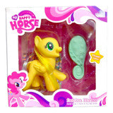 Muñeco Pony My Happy Horse Con Cepillo + Stickers