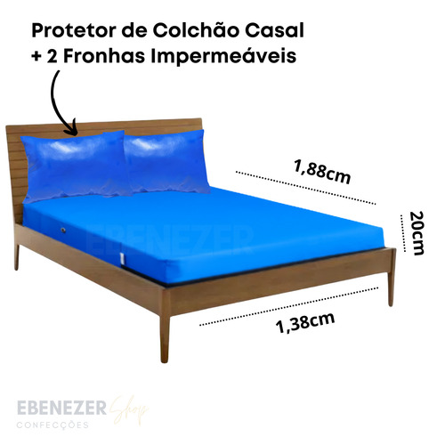 Capa Protetora De Colchão Casal Kit Protetores Impermeavel