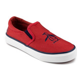 Tenis Original Penguin Style Blake Color Rojo De Niño