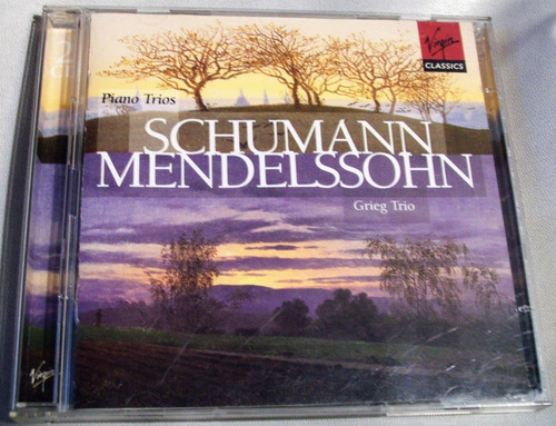 Schumann Mendelsshon Piano Trios Grieg Trio 2 Cds  (cc)