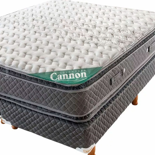Sommier Y Colchon Cannon® Doral Pillow 140x190 + 2 Almohadas
