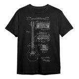 Camiseta Guitarra Guitarrista Gibson Les Paul Blusa Camisa