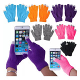 Guantes De Lana Tejido Touch Tablet Celular Invierno Colors