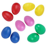 Maraca Tipo Huevo De Plástico En Varios Colores 