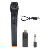 Microfono Inalambrico Receptor Usb Plug Profesional Karaoke