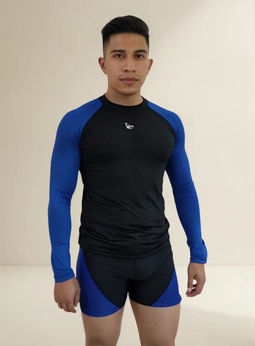 Conjunto Acuático Natación Para Hombre Playera + Short