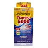 Tiamina 5000 Cafeína Jalea Real Guaraná 100 Tabletas Gn+vida