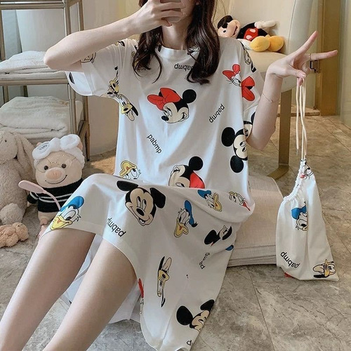 Vestido De Pijama Mickey Para Mujer