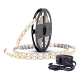 Tira Led 5050 Rollo 5 Metros Rojo 12v Interior + Fuente