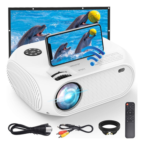 Mini Proyector Wifi Full Hd 1080p 4500 Lux Led Bluetooth