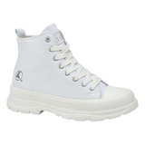 Bota Urbano De Lona Prokennex Blanco Mujer 1213