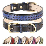 Didog Collar De Perro De Cuero Trenzado Para Perros Pequeños