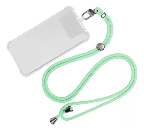 Carcasa + Cordon Verde Para iPhone SE