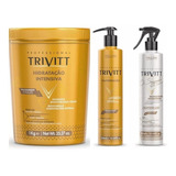 Kit Trivitt Hidratação +cauterização+ O Segredo Cabeleireiro