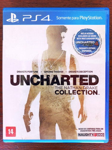 Uncharted The Nathan Drake Collection Ps4 Midia Fisica Leia!