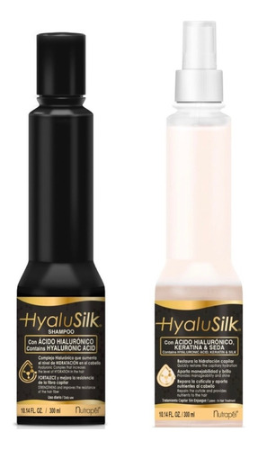 Nutrapel Hyalusilk Ácido Hialurónico Shampoo + Bifásico