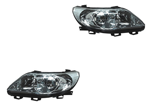 Par Juego Faros Volkswagen Gol 2009 - 2013 Doble As Tyo