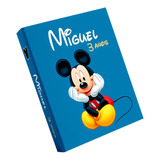 Álbum Para 300 Fotos 10x15cm Fichário Com Tema Disney Mickey