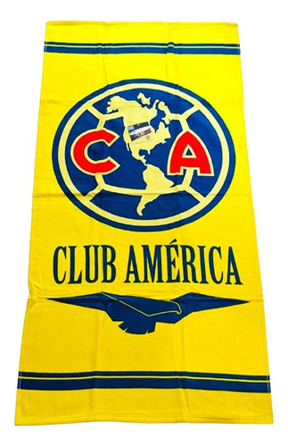 Toalla Club De Futbol América Oficial 100% Algodón Hilasal