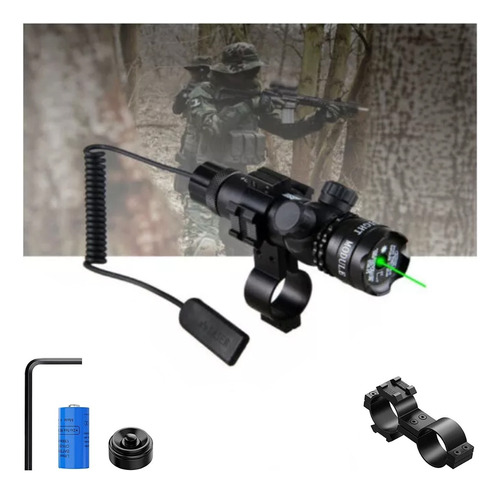 Fusil Laser Cañon Tactico Militar Gotcha Para Airsoft Y Pain