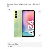 Celular Samsung A24_ Verde Claro _128gb_6 Gb