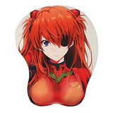 Alfombrilla De Ratón Eva Soryu Asuka Langley Anime 3d Oppai