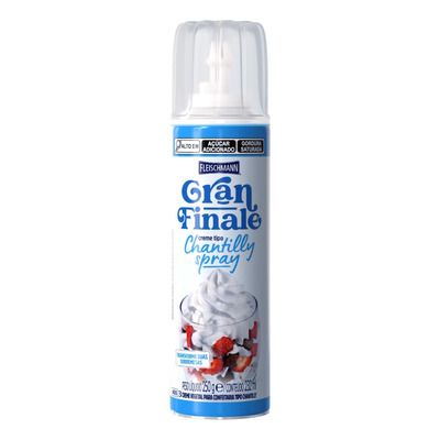 Creme Chantilly Spray Fleischmann Gran Finale Frasco 250g | MercadoLivre